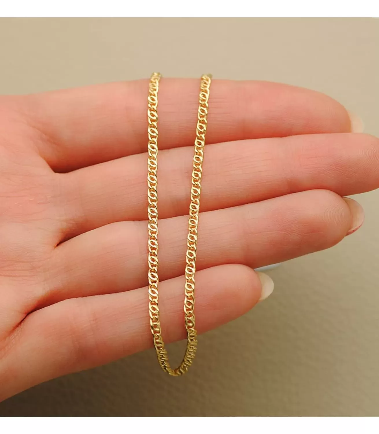 Cadena Ancla Oro Amarillo 18K 2 Mm 50Cm<Alda Joyeros Outlet