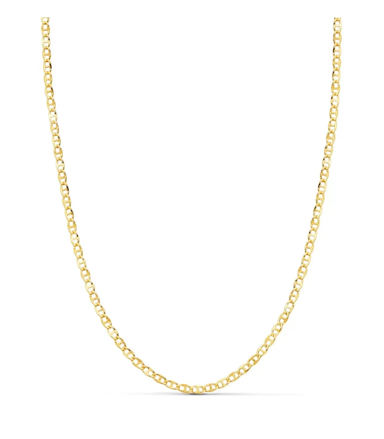 Cadena Ancla Tallada Oro Amarillo 18K 2 Mm 50Cm<Alda Joyeros Flash Sale