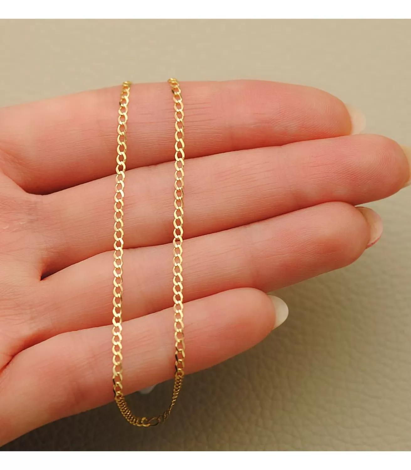 Cadena Barbada 1.5 Mm Oro 18 K 60 Cm<Alda Joyeros Outlet