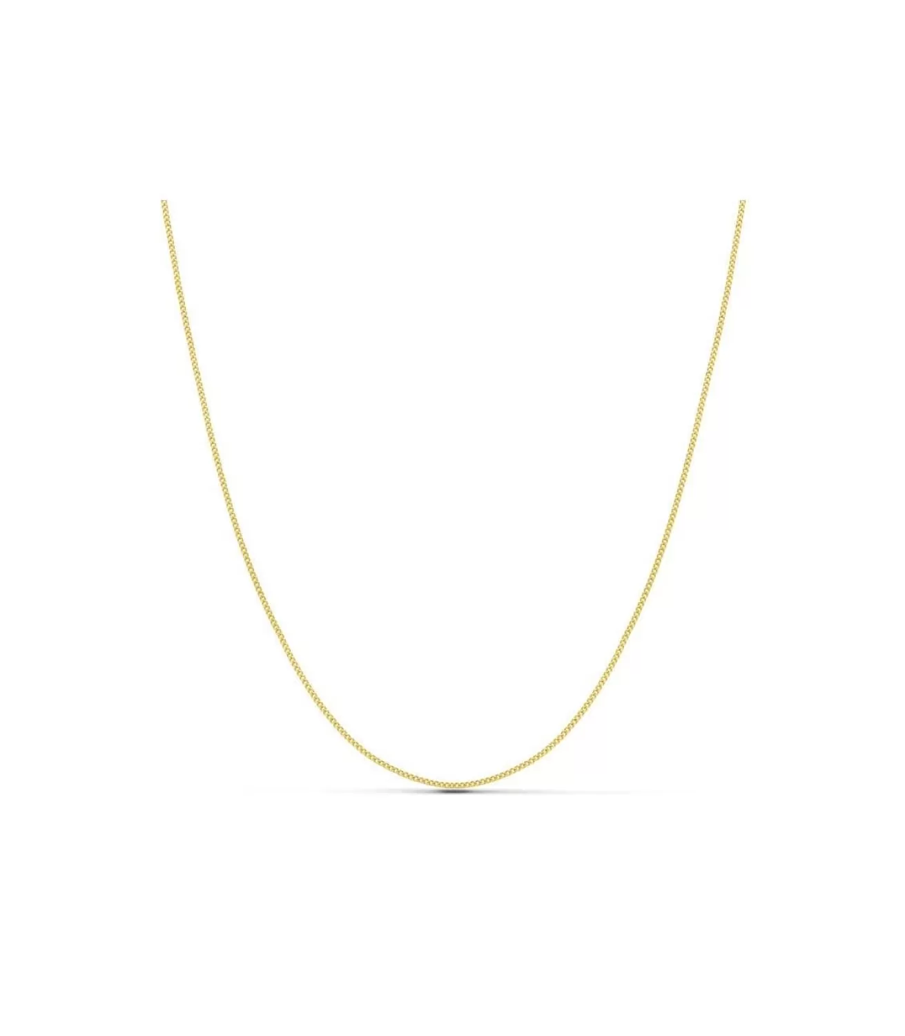 Cadena Barbada 1Mm Oro 18 K 50Cm<Alda Joyeros Fashion