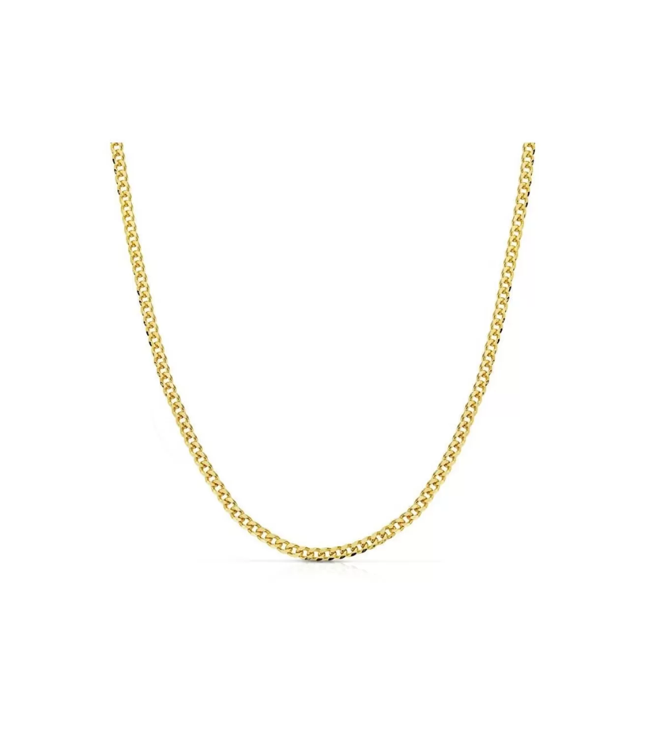 Cadena Barbada 2.5 Mm Oro 18K 50Cm<Alda Joyeros Best