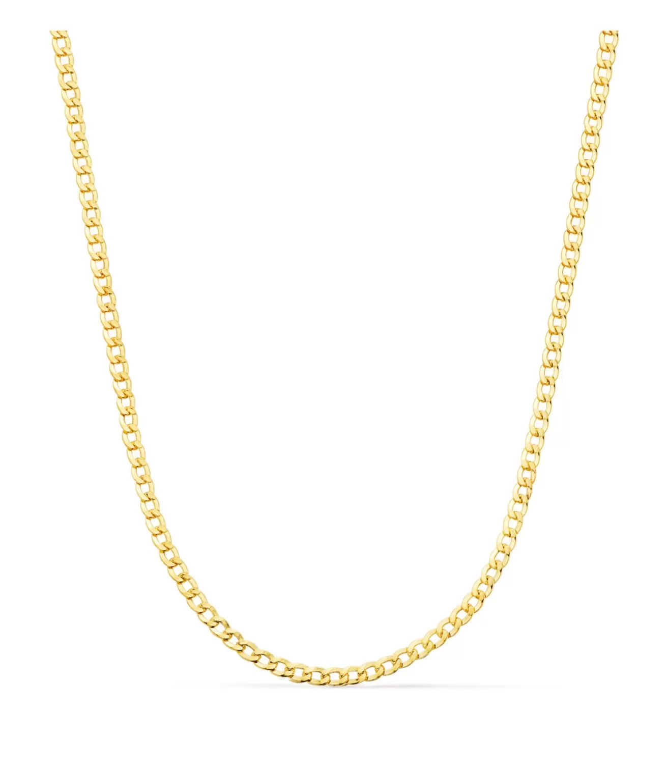 Cadena Barbada 2,5 Mm Oro 18K 60 Cm<Alda Joyeros Shop