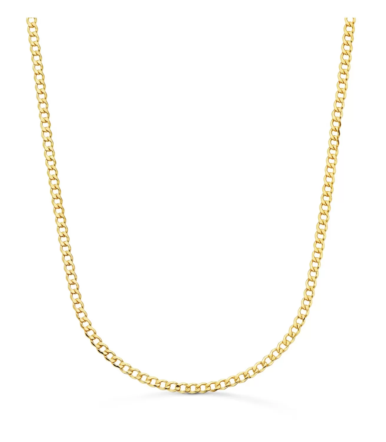 Cadena Barbada 2.5 Mm Oro 18K 60 Cm<Alda Joyeros Online
