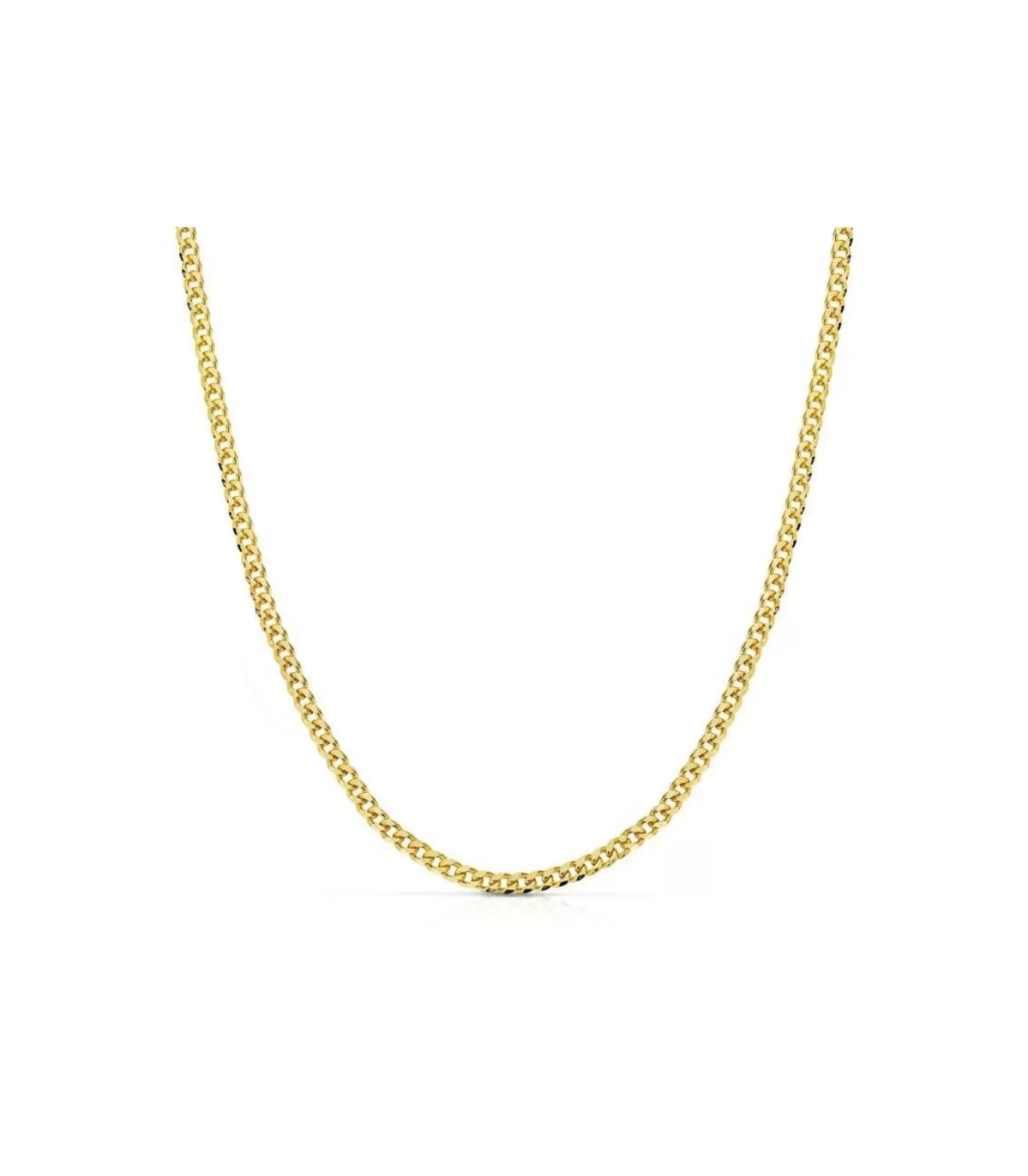 Cadena Barbada 2.5 Mm Oro 18K 60Cm<Alda Joyeros Best