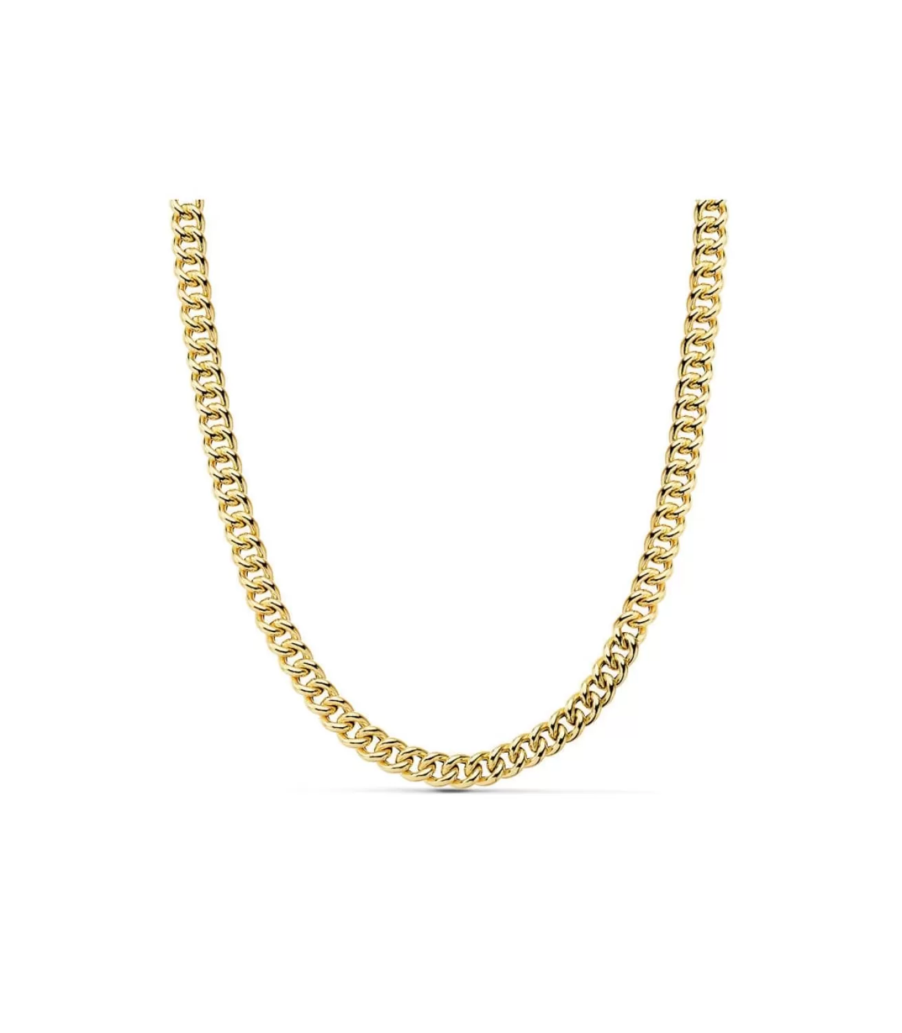 Cadena Barbada 6 Mm Oro 18K 60 Cm<Alda Joyeros New