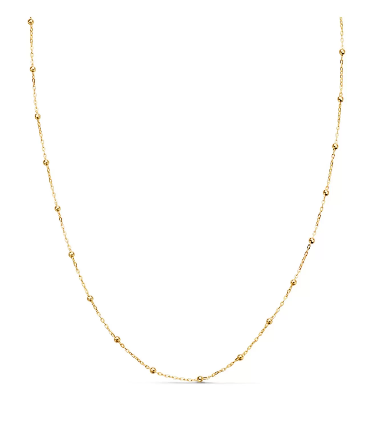 Cadena Bolitas Forzada 40Cm Oro 18K<Alda Joyeros Fashion