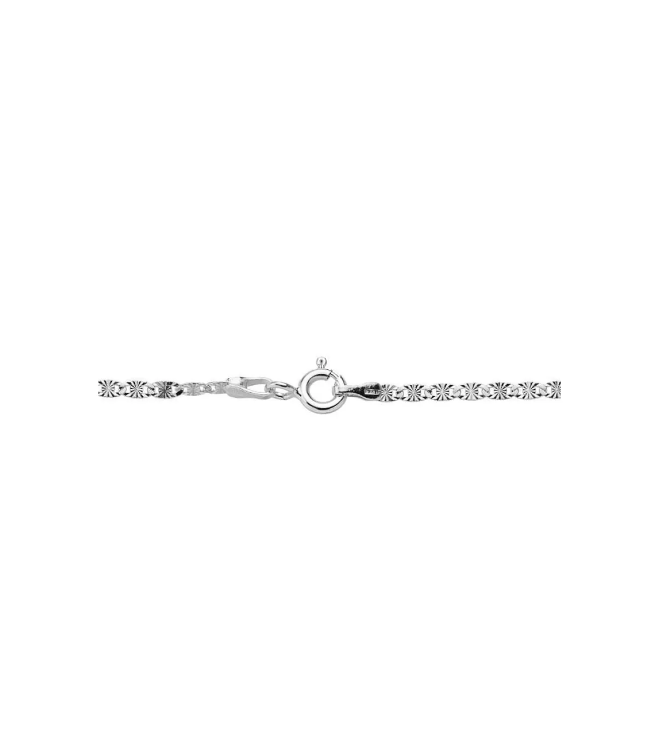 Cadena Diamantada 2 Mm Oro Blanco 18 Ktes 45 Cm<Alda Joyeros Outlet