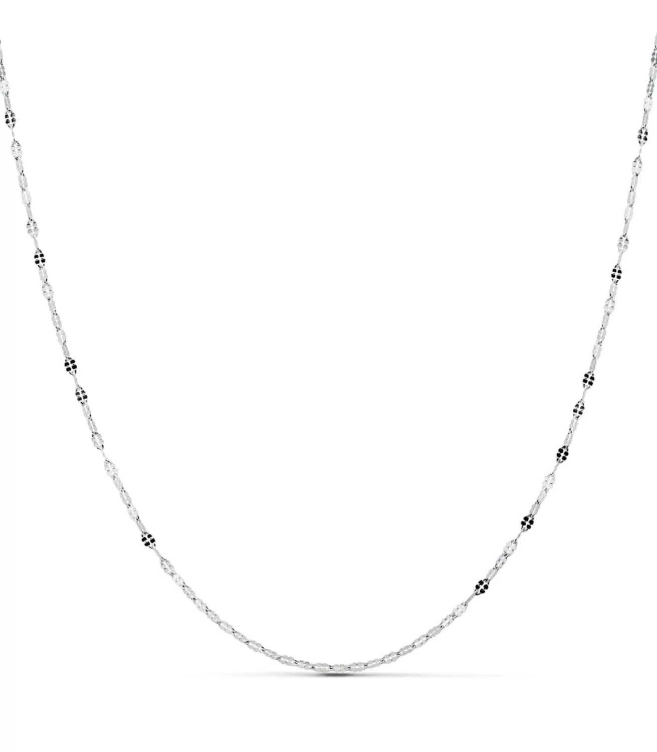 Cadena Diamantada Oro Blanco 18K 1,5 Mm 40Cm<Alda Joyeros Outlet