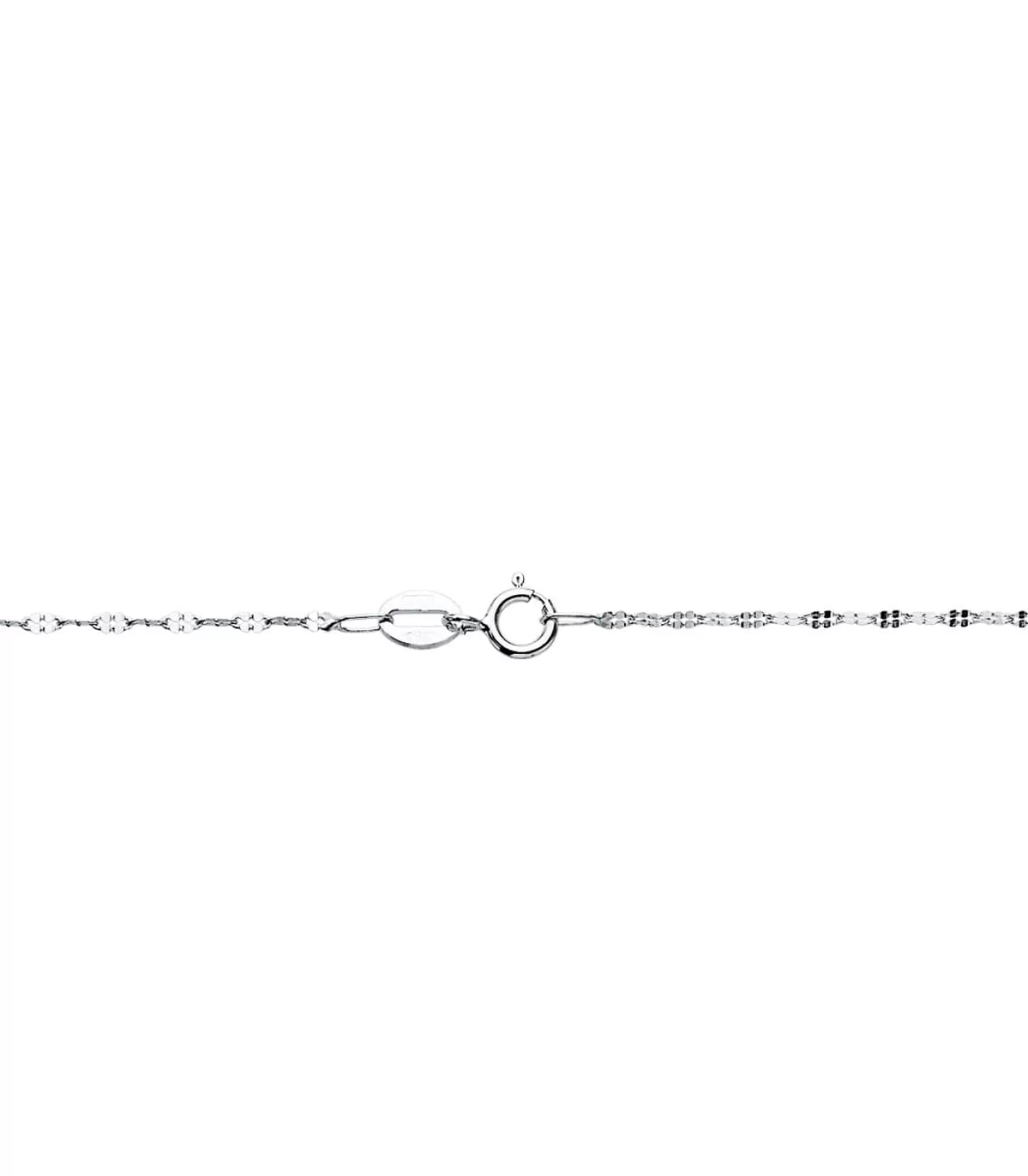 Cadena Diamantada Oro Blanco 18K 1,5 Mm 40Cm<Alda Joyeros Outlet