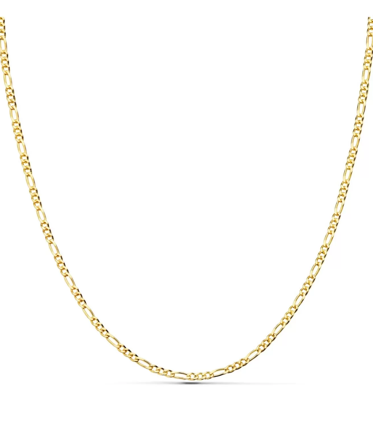 Cadena Figaro Oro Amarillo 18K 2Mm 50Cm<Alda Joyeros Fashion