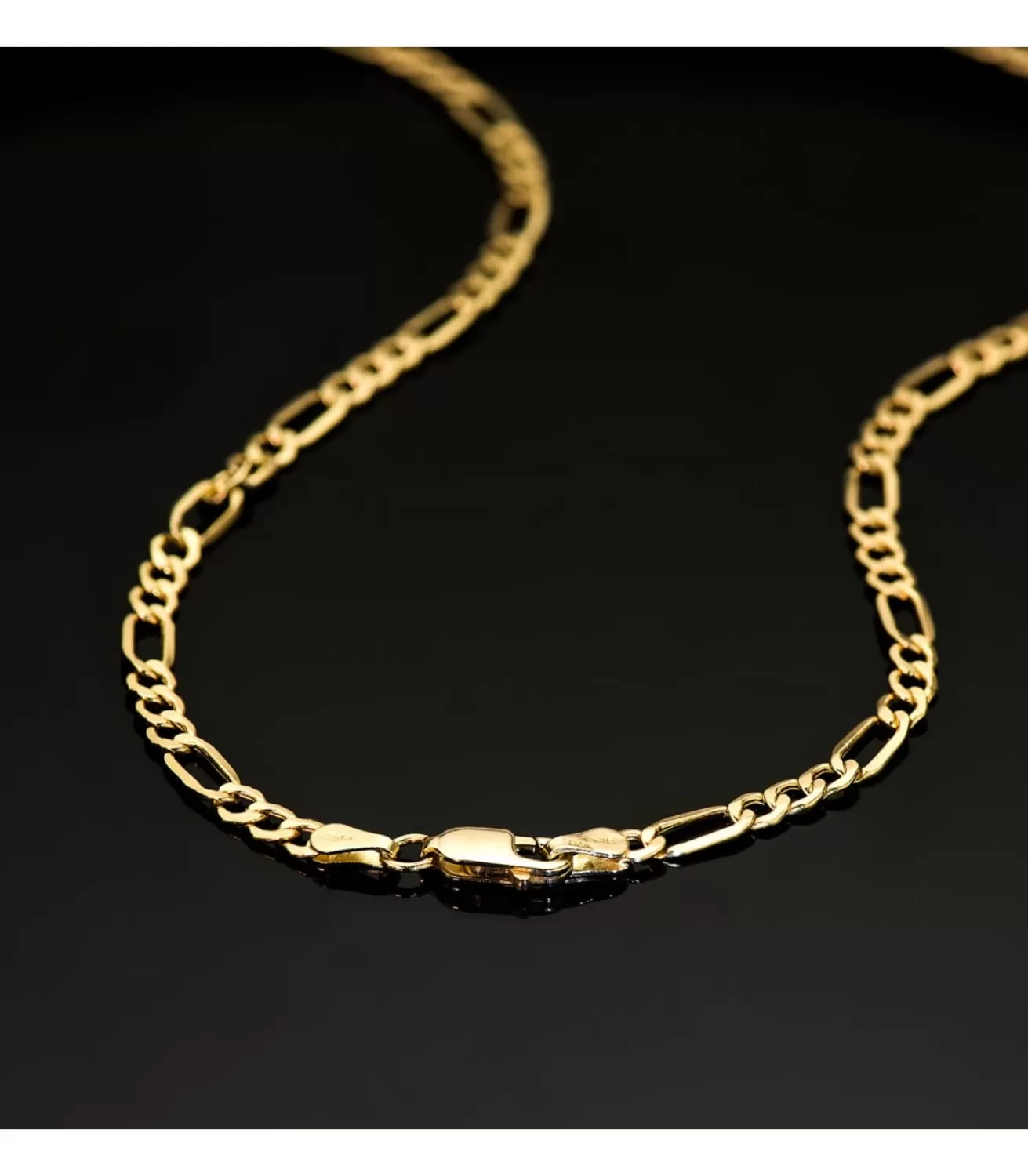 Cadena Figaro Oro Amarillo 18K 3.5 Mm 60Cm<Alda Joyeros Sale