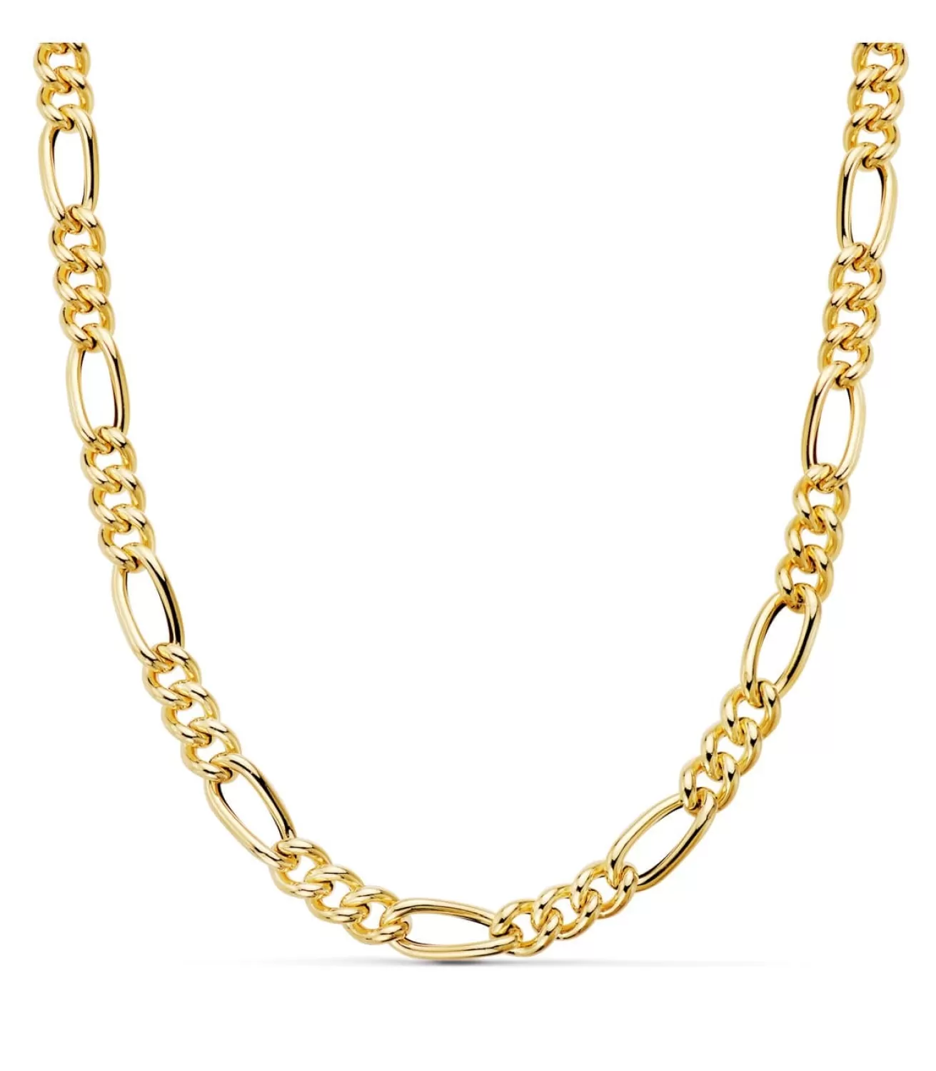 Cadena Figaro Oro Amarillo 18K 6.5 Mm 60Cm<Alda Joyeros Cheap