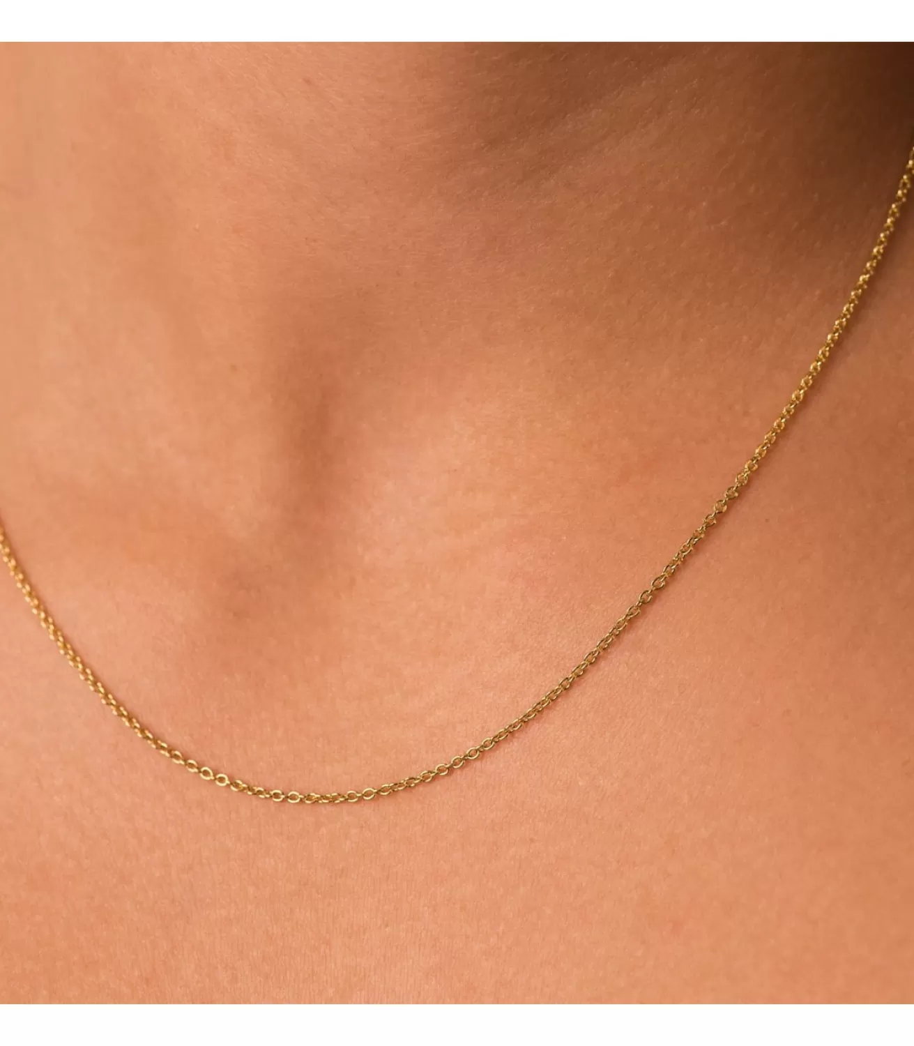 Cadena Forzada 1.2 Mm Oro 18K 45 Cm<Alda Joyeros Sale