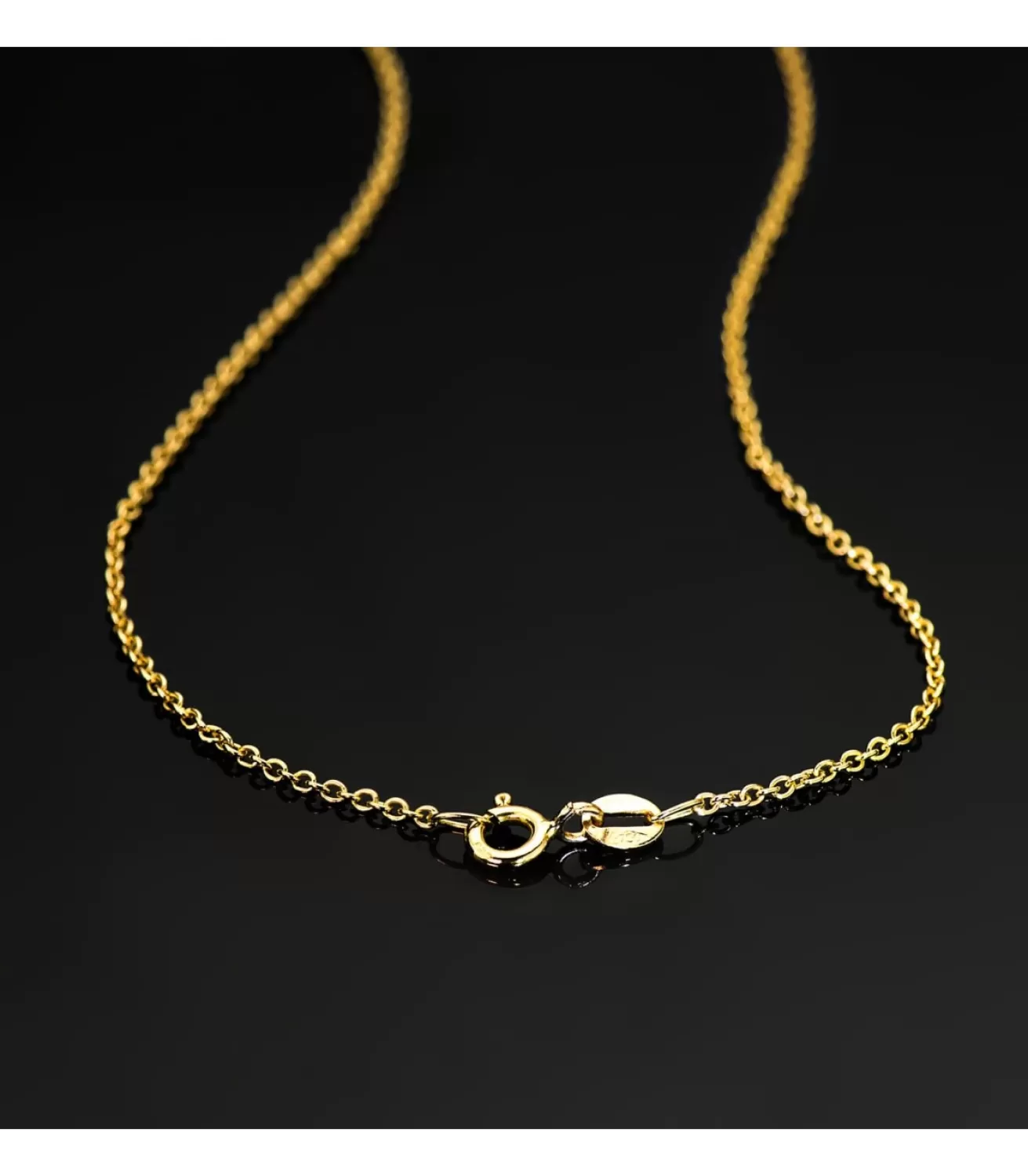Cadena Forzada 1.2 Mm Oro 18K 45 Cm<Alda Joyeros Sale
