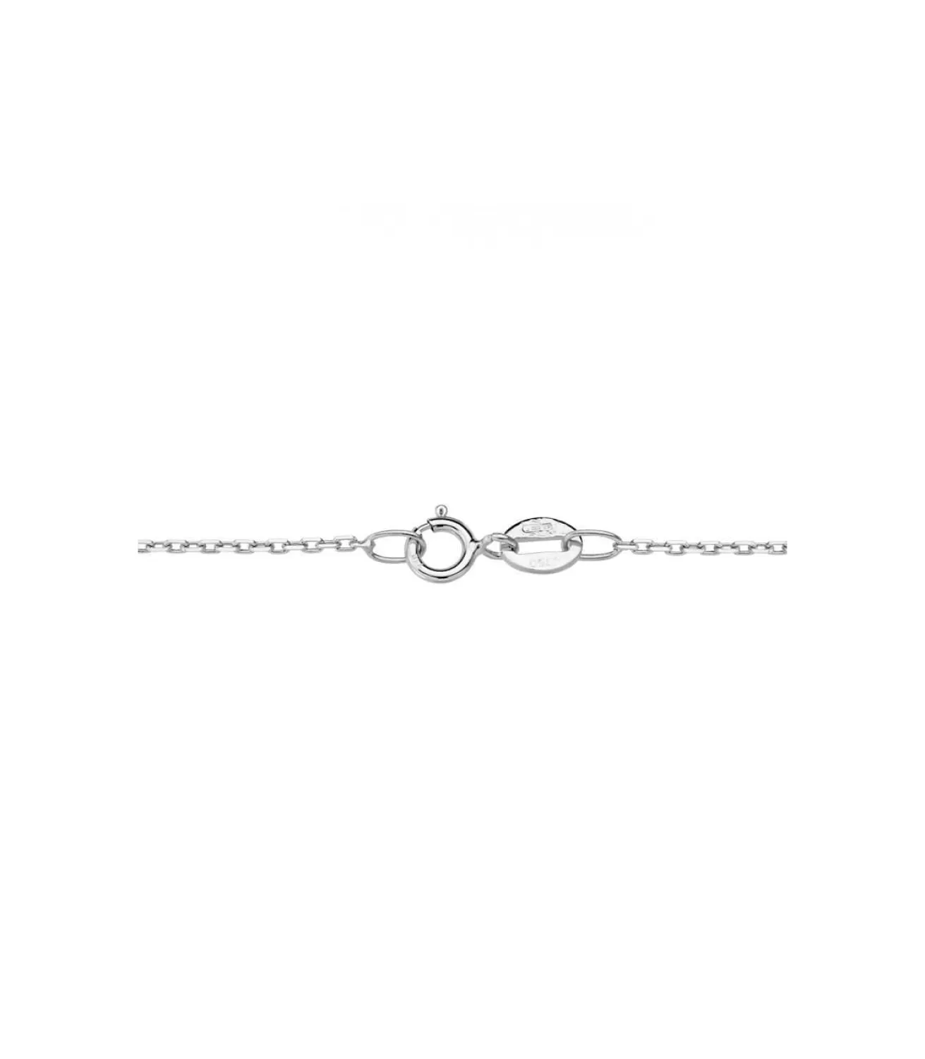 Cadena Forzada 18 K Oro Blanco 40 Cm<Alda Joyeros Discount