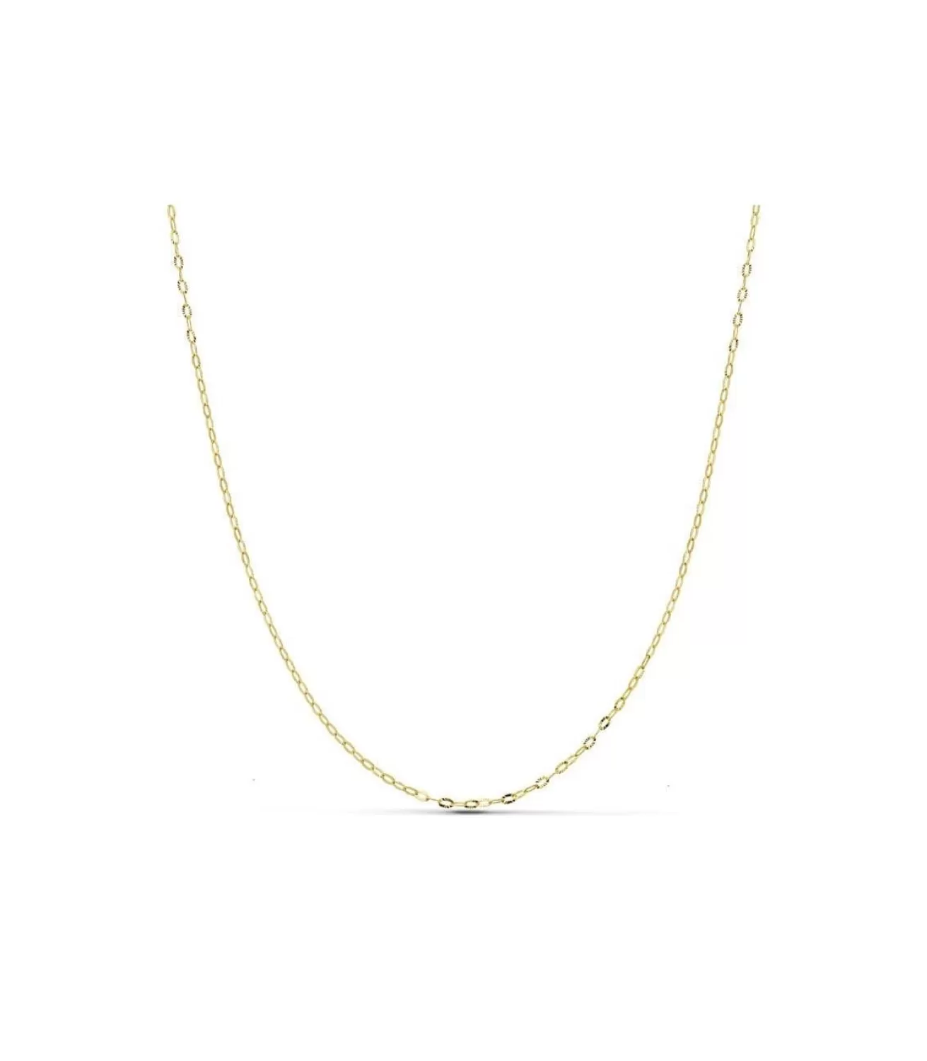 Cadena Forzada 1 Mm 18 K 40Cm<Alda Joyeros New