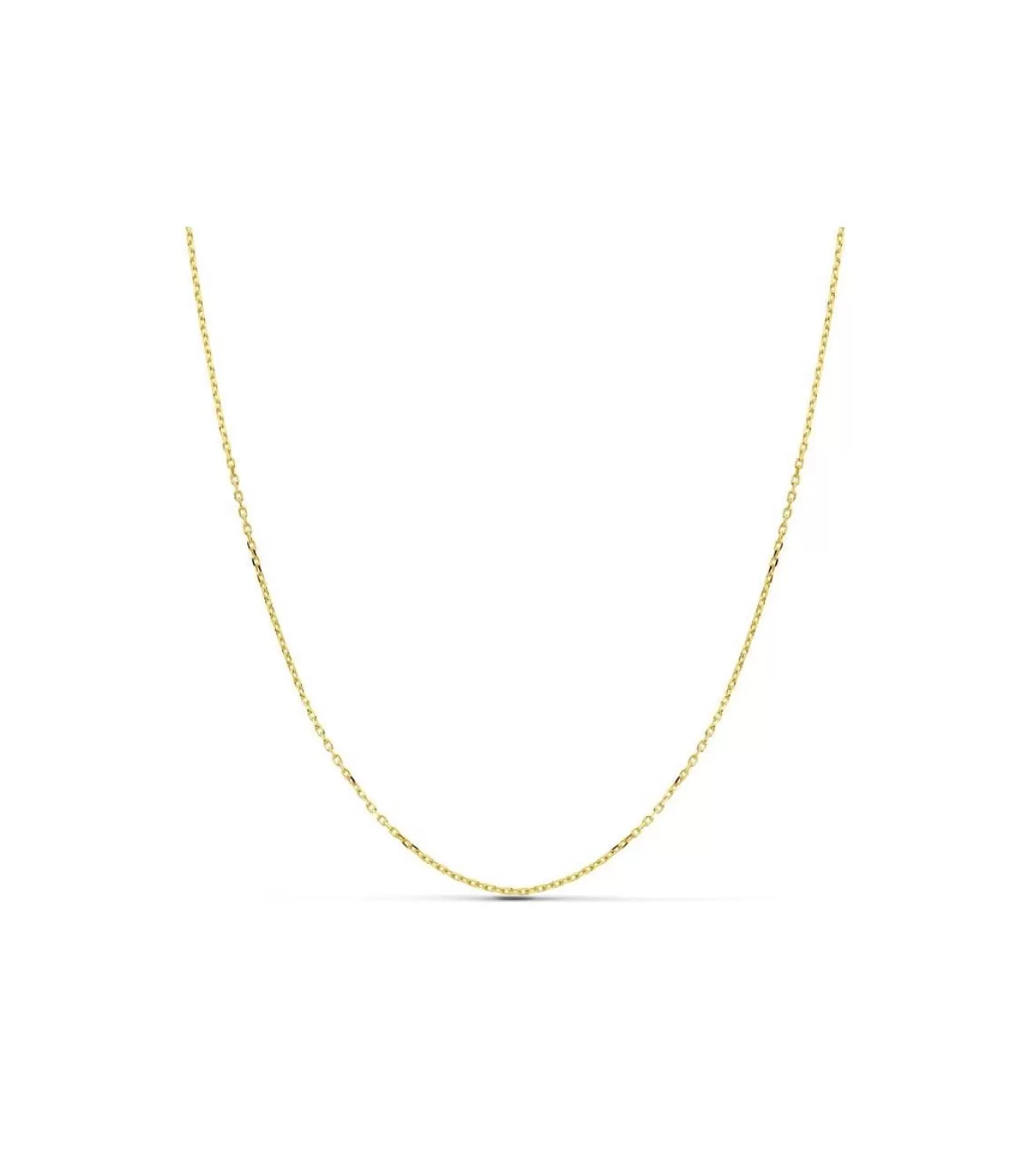 Cadena Forzada 1Mm Oro 18 K 50Cm<Alda Joyeros Fashion