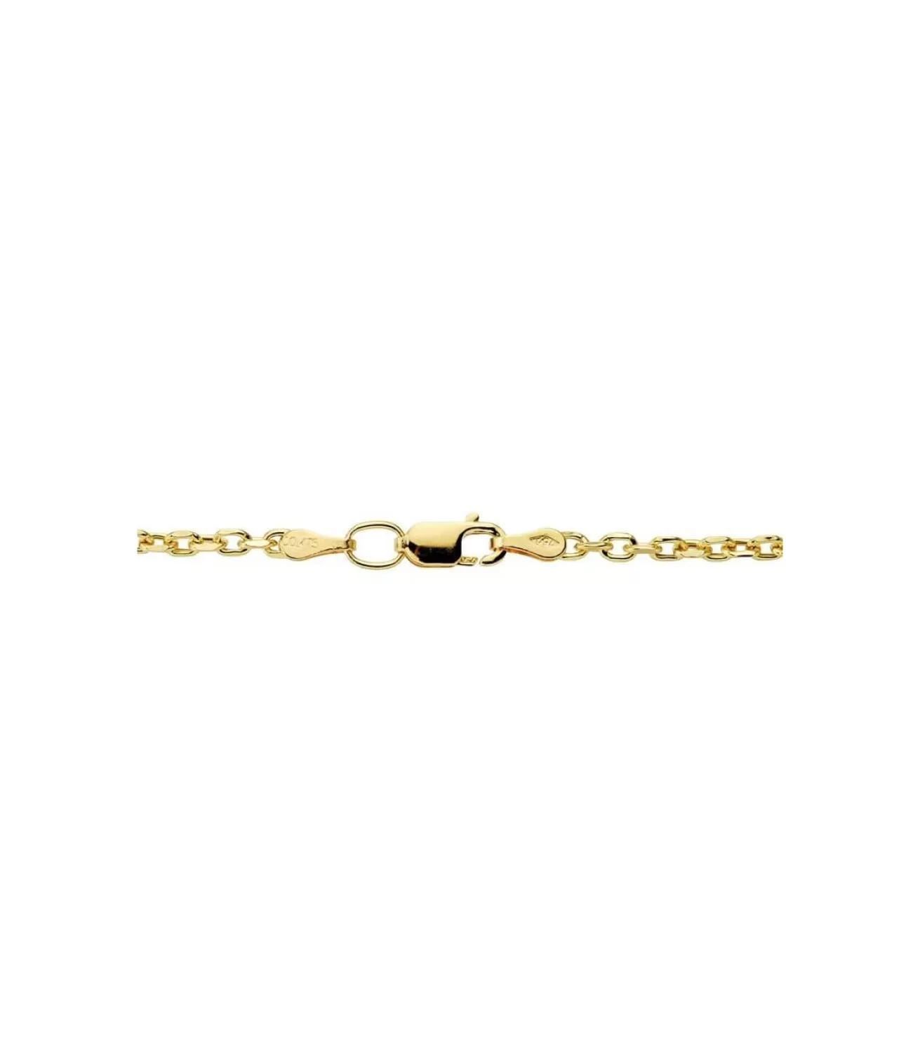 Cadena Forzada 2 Mm 18 Ktes 50 Cm<Alda Joyeros Shop