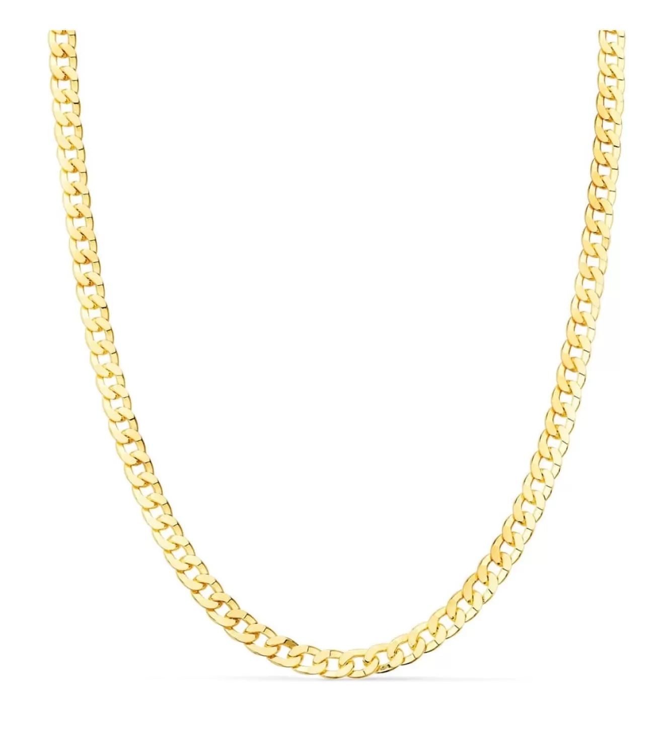 Cadena Maciza Oro 18K Barbada 3,75Mm 60Cm<Alda Joyeros Cheap