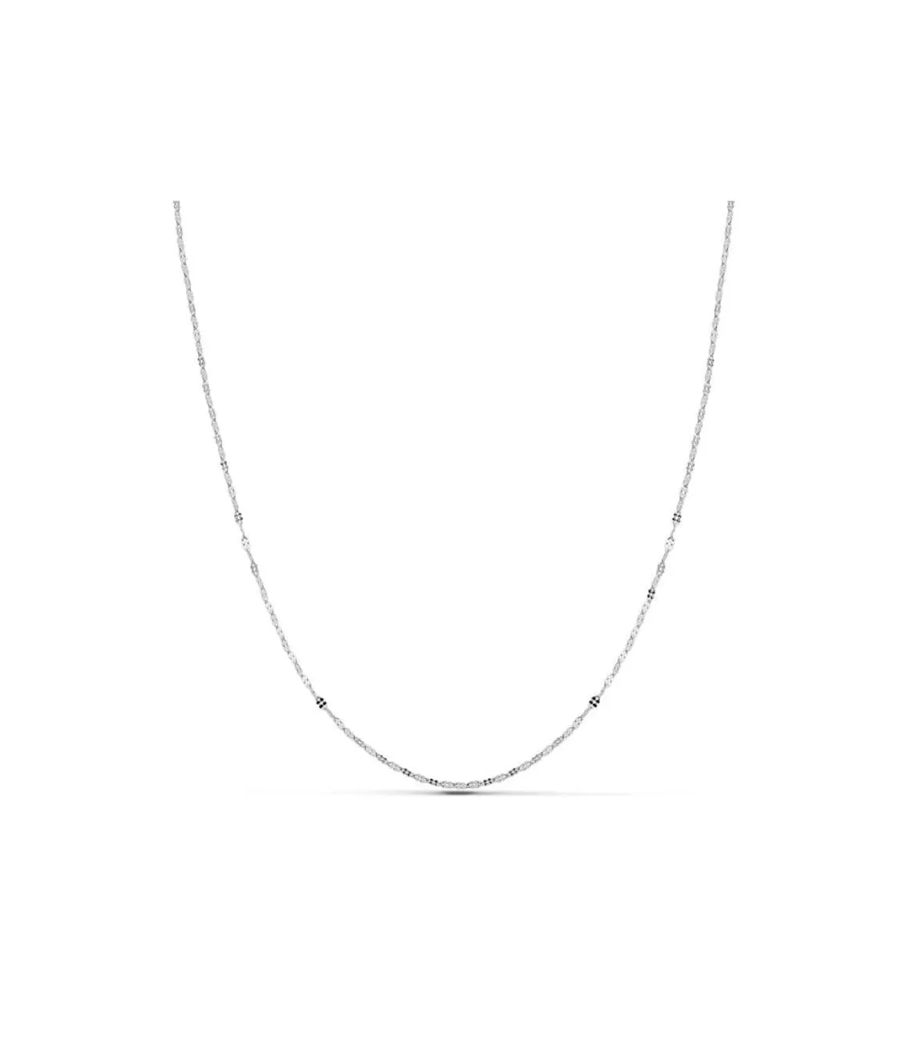 Cadena Ob Flor Martillada 1.1Mm 18 Ktes 45 Cm<Alda Joyeros Store