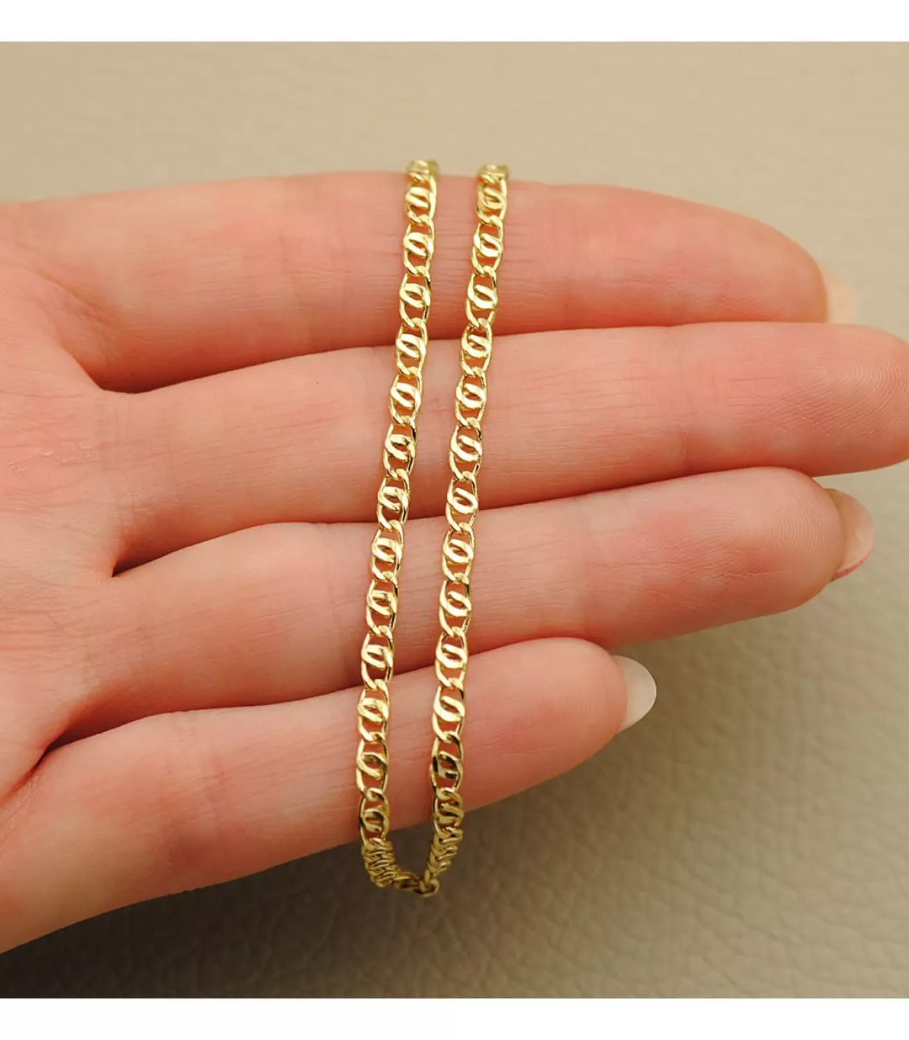 Cadena Oro 18K Ancla 3 Mm 50 Cm<Alda Joyeros Cheap