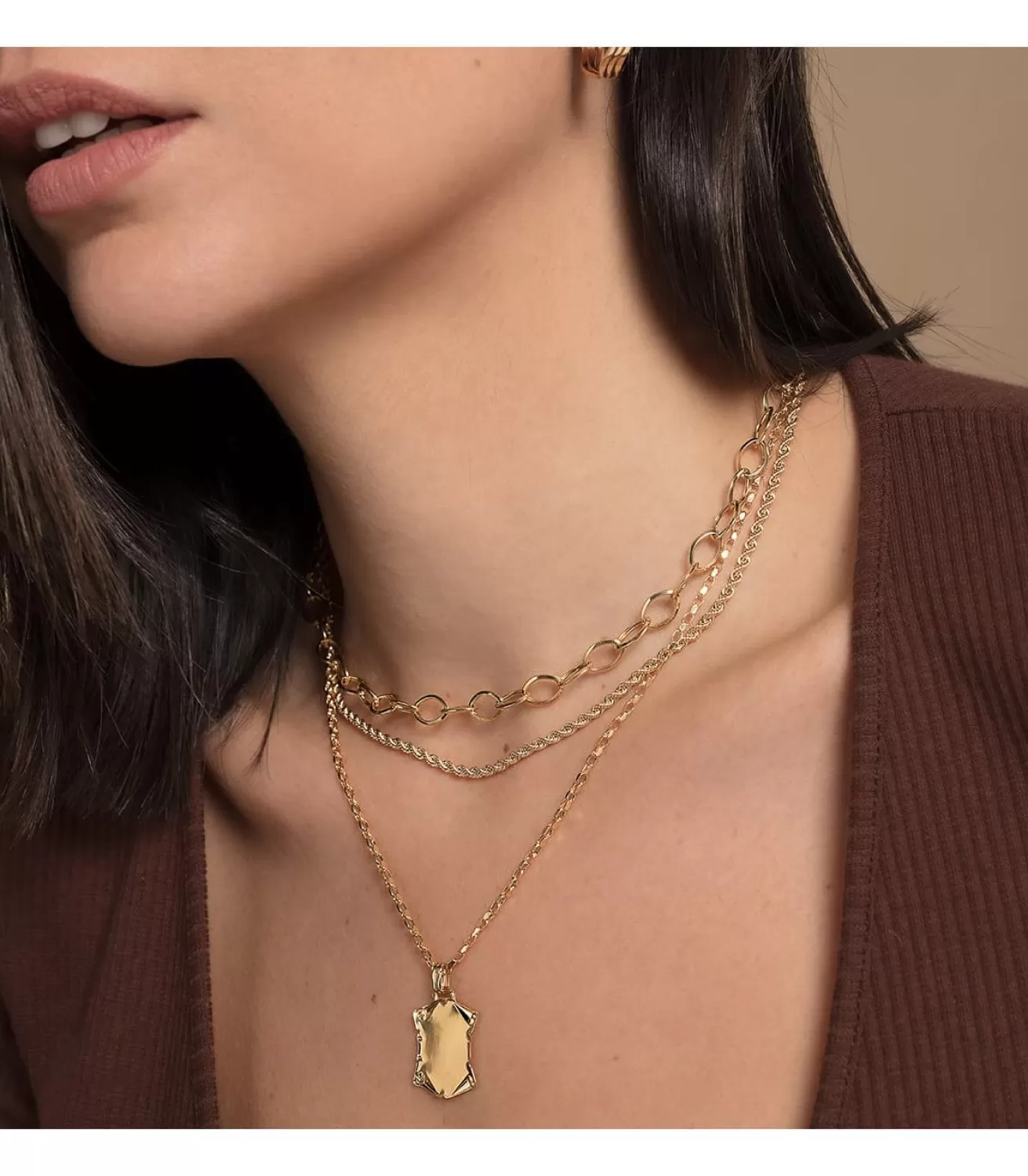 Cadena Oro 18K. Eslabon Oval. 45Cm<Alda Joyeros Discount