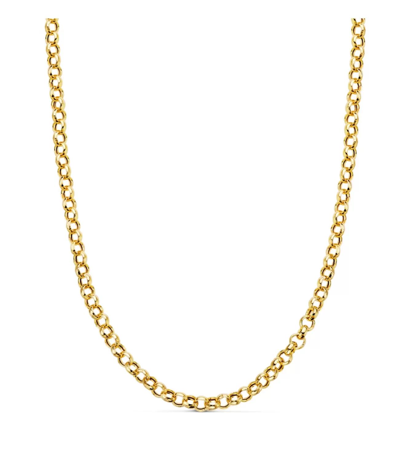 Cadena Oro 18K Rolo 45Cm 4Mm<Alda Joyeros Online