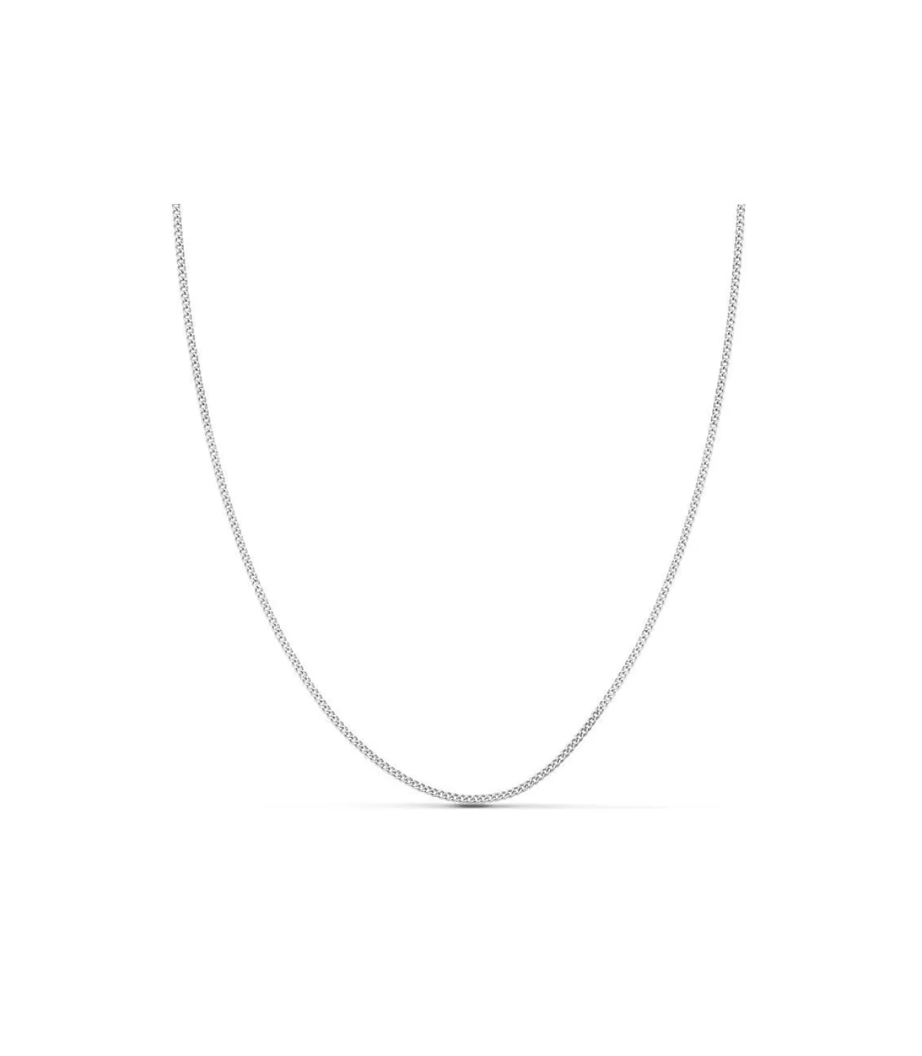 Cadena Oro Blanco Barbada 1 Mm 40Cm<Alda Joyeros Store