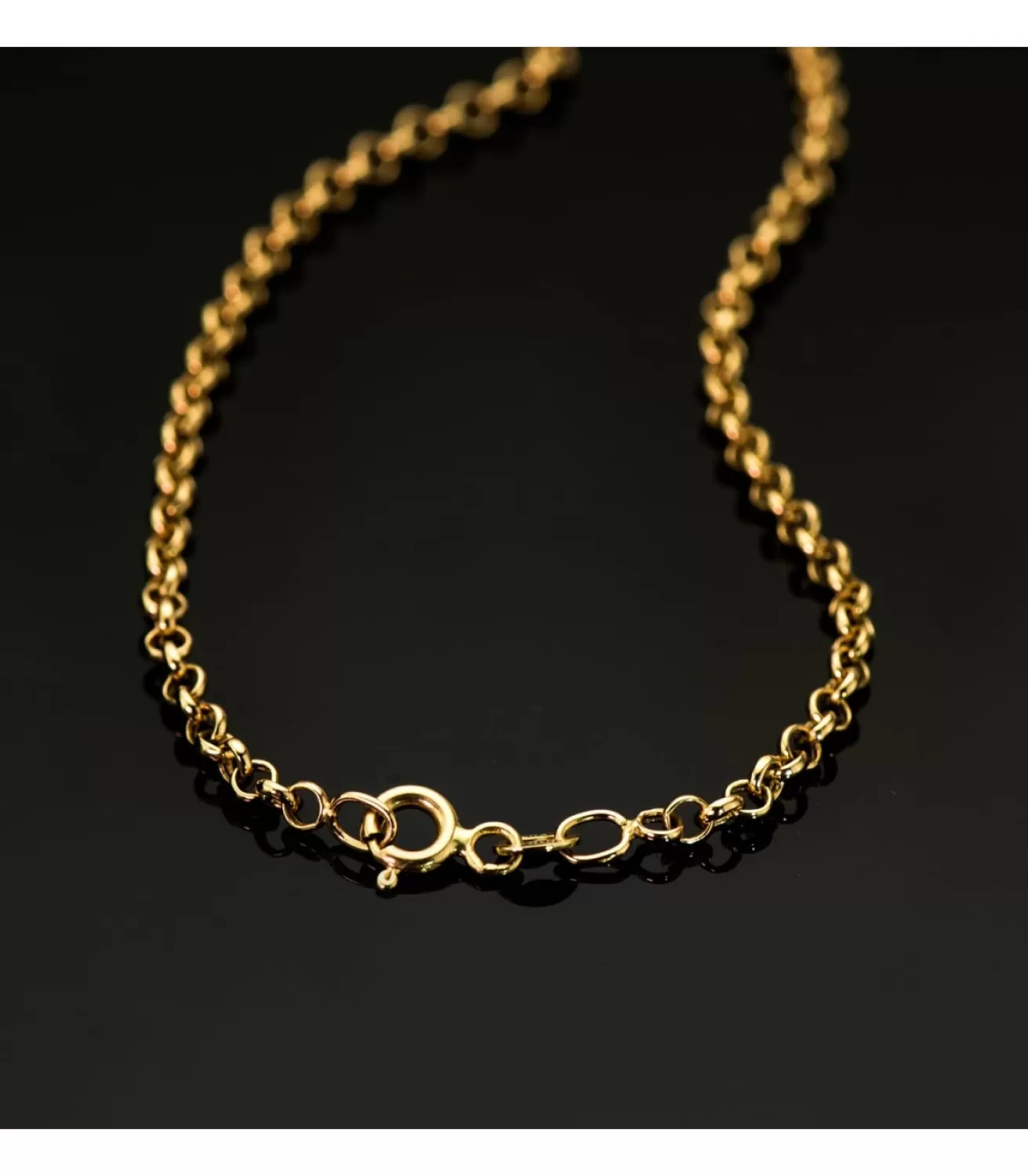 Cadena Rolo 2.5 Mm 18 Ktes 50 Cm<Alda Joyeros Shop