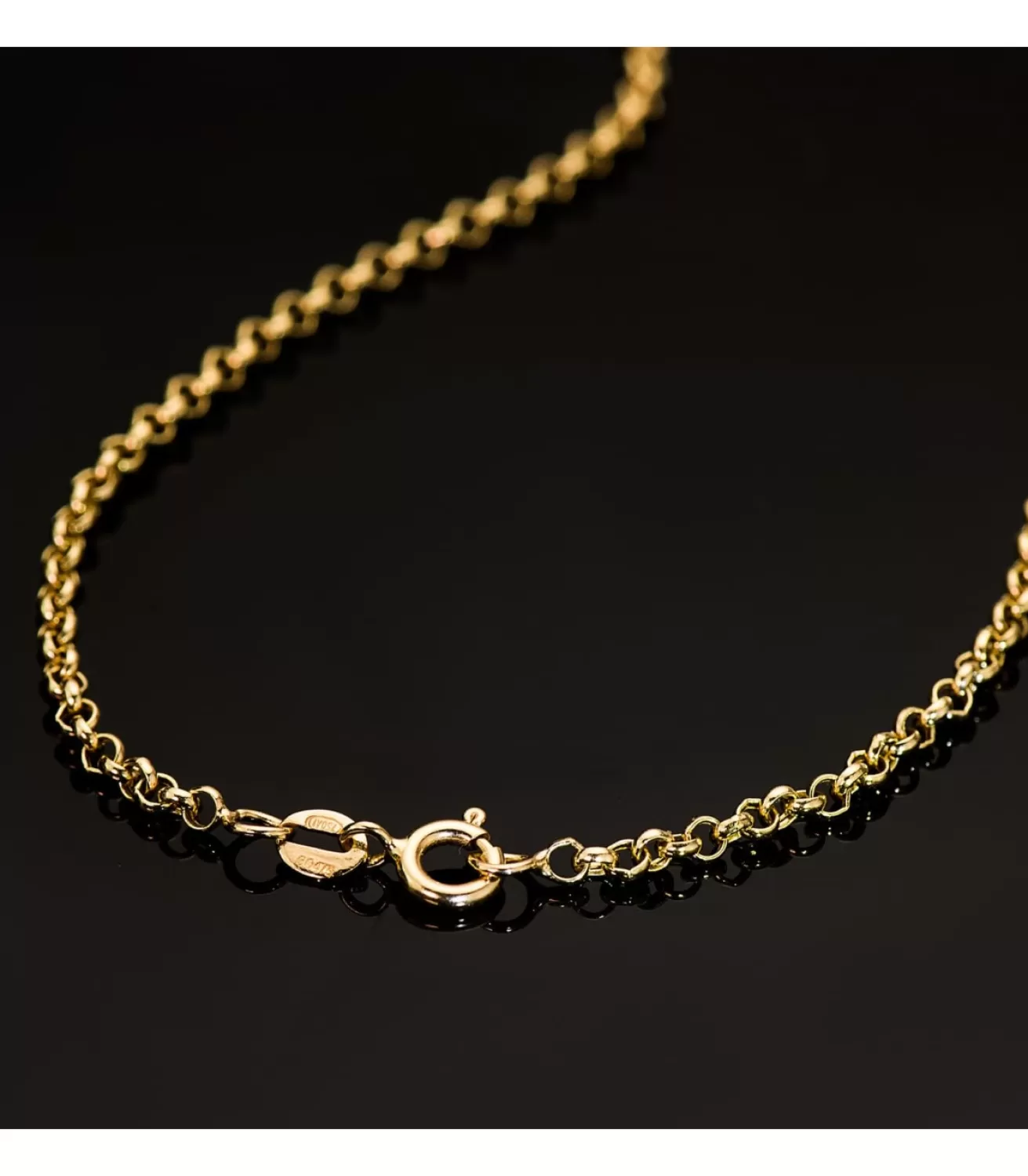 Cadena Rolo 2.5 Mm Oro 18K 50 Cm<Alda Joyeros Outlet