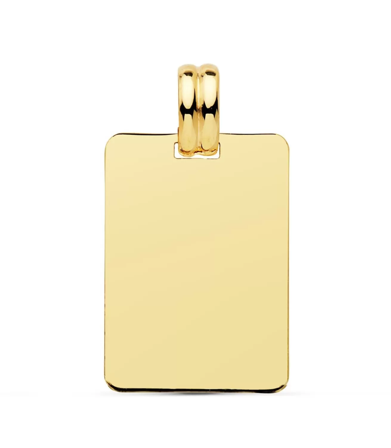Chapa Colgante Plana Oro 18K 24 Mm<Alda Joyeros New
