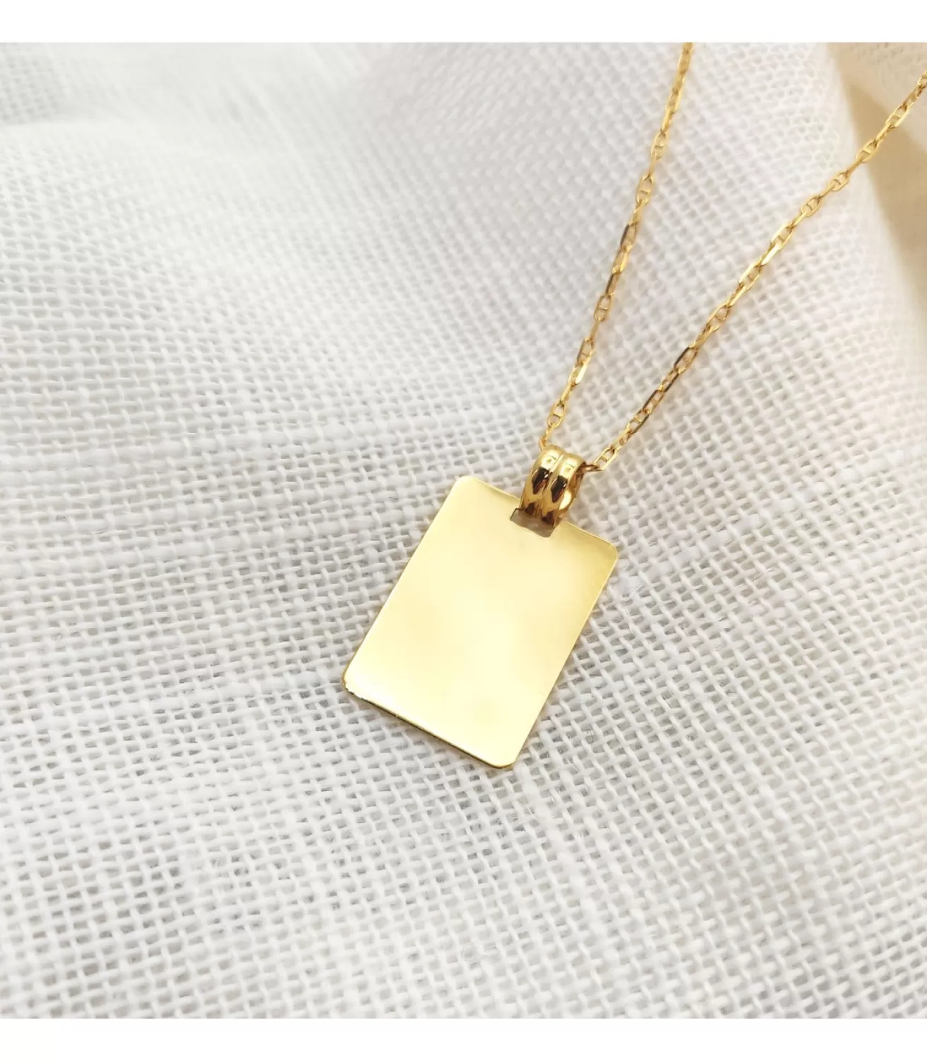 Chapa Colgante Plana Oro 18K 24 Mm<Alda Joyeros New