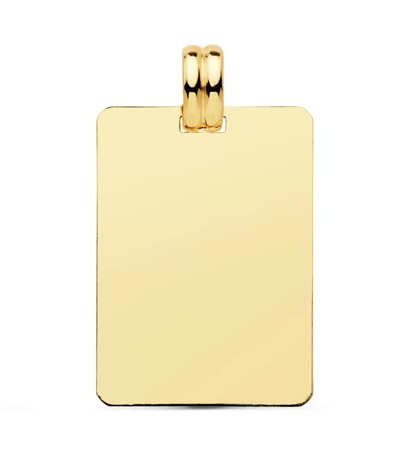 Chapa Colgante Plana Oro 18K 28 Mm<Alda Joyeros Best Sale
