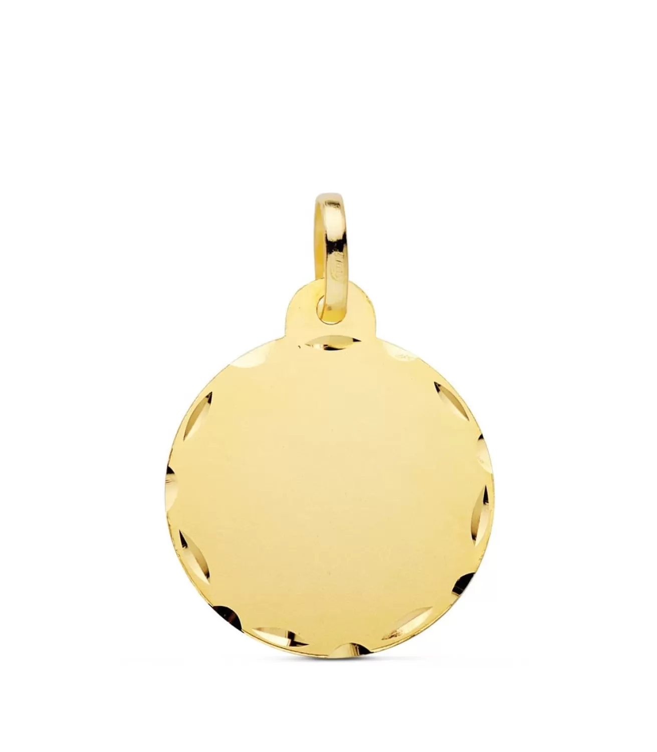 Chapa Redonda 20 Mm 18K Tallada<Alda Joyeros Hot