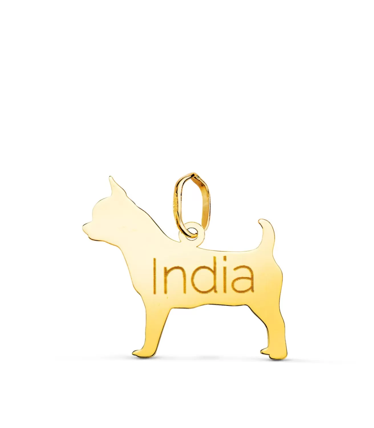 Chihuahua Colgante Personalizado Perro Oro 18K<Alda Joyeros Outlet