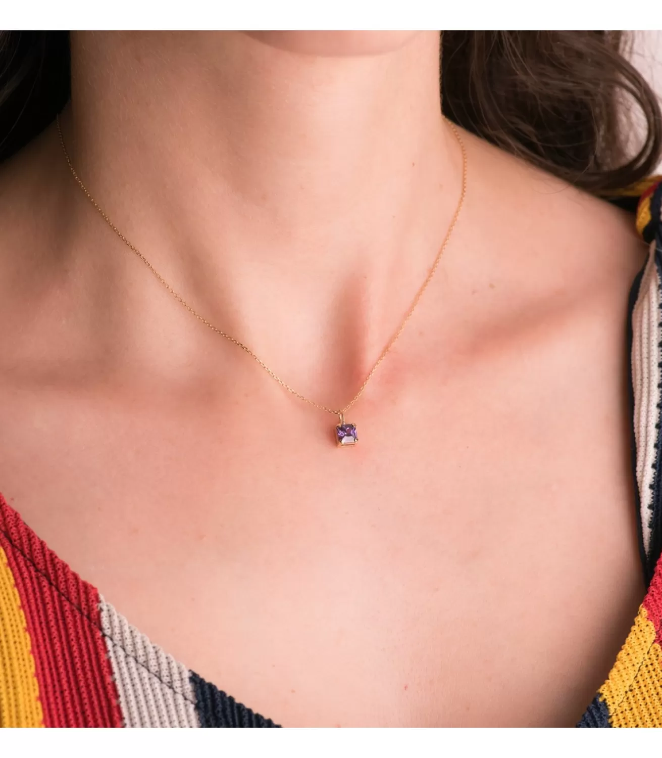 Colgante Bella Oro 18K Amatista<Alda Joyeros New