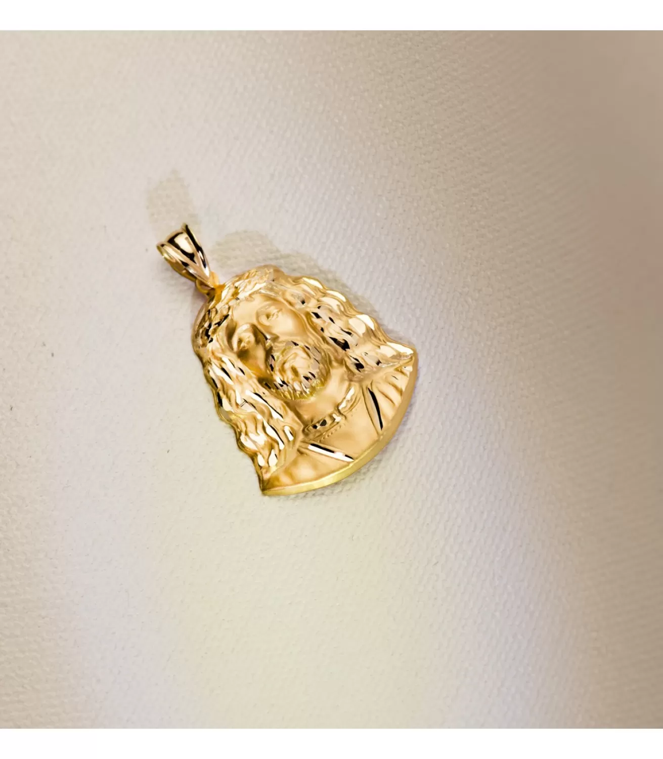 Colgante Busto De Cristo Oro Amarillo 18K 30 Mm<Alda Joyeros Cheap