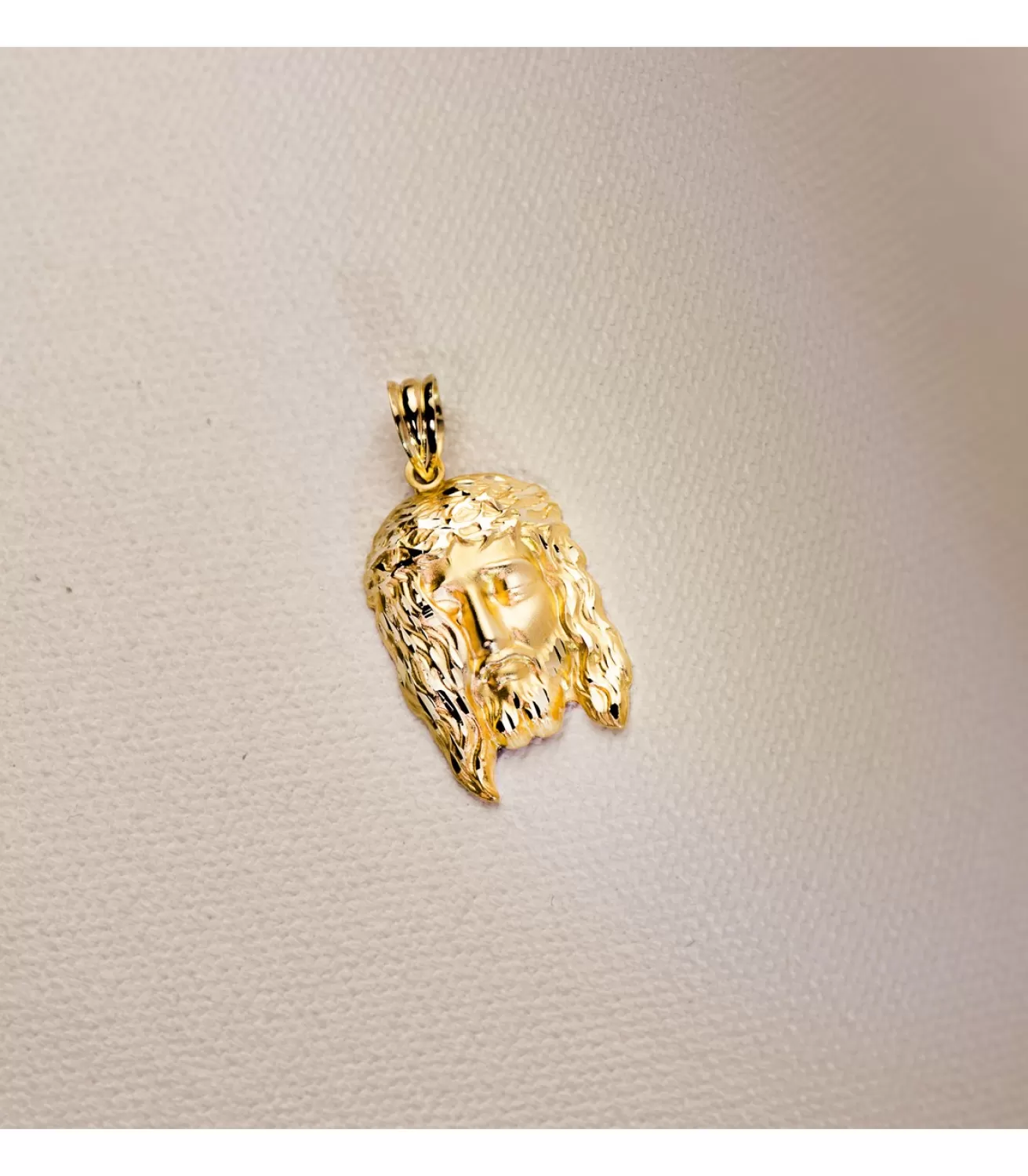 Colgante Cabeza Cristo Oro Amariilo 18K 23Mm<Alda Joyeros Cheap
