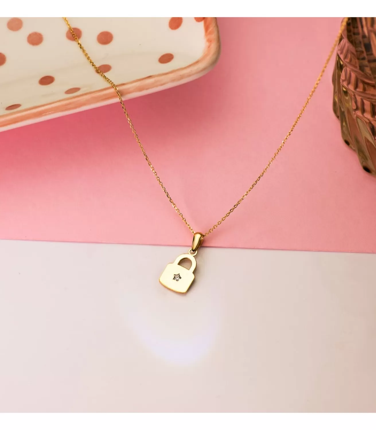 Colgante Candado Oro Amarillo 18K<Alda Joyeros Best Sale