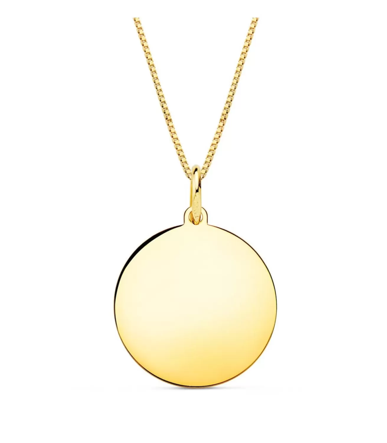 Colgante Chapa Oro 18K 16 Mm<Alda Joyeros Flash Sale