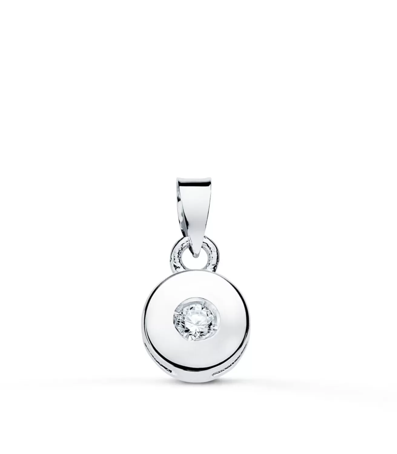 Colgante Chaton Diamante 0.035 Qtes. Ob 18K<Alda Joyeros Discount
