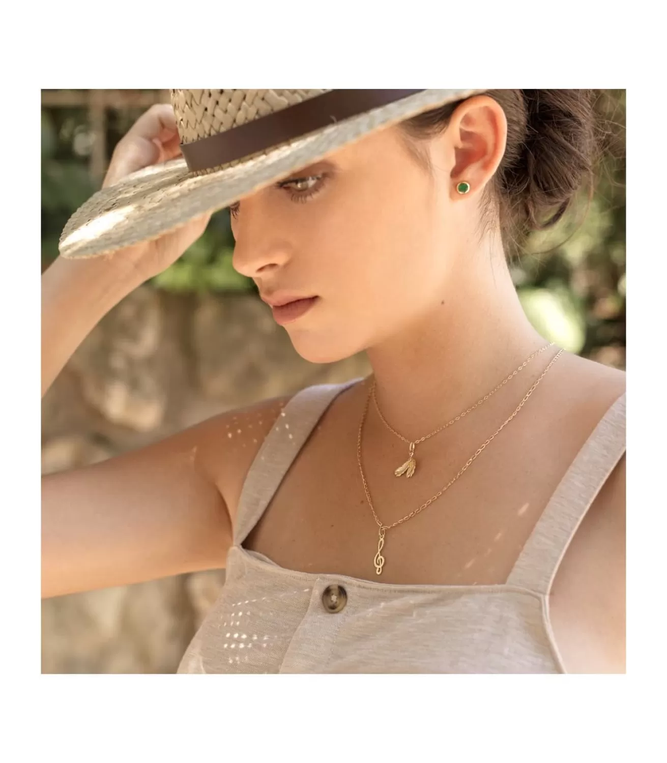 Colgante Clave De Sol Oro Amarillo 18K 21 Mm<Alda Joyeros New