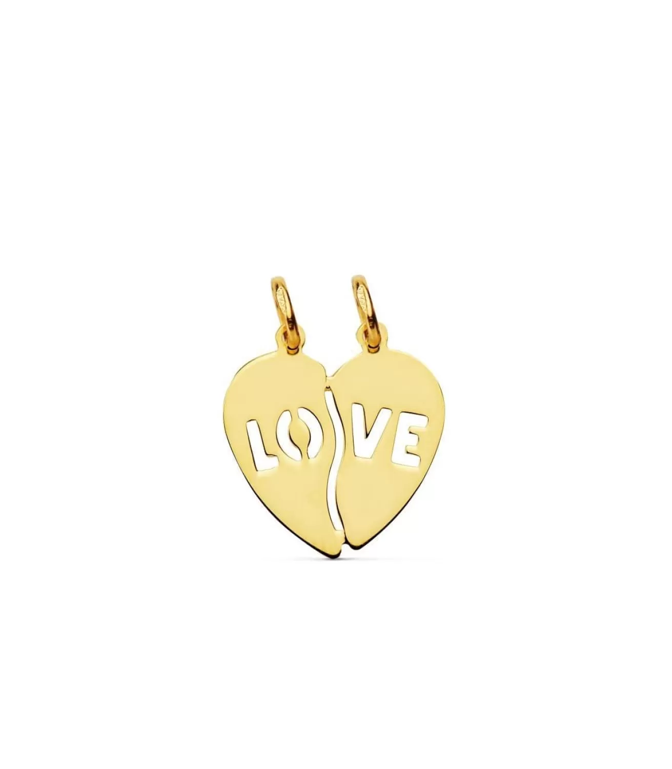 Colgante Corazon Love 18 Ktes<Alda Joyeros Fashion
