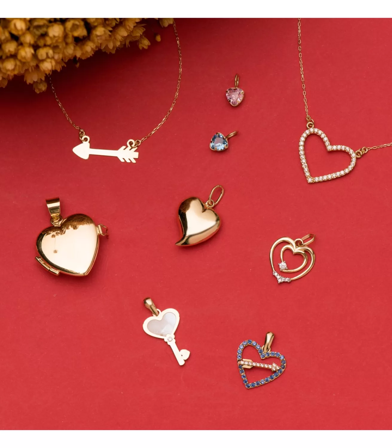 Colgante Corazon Oro 18K 5 Mm Aguamarina<Alda Joyeros Online