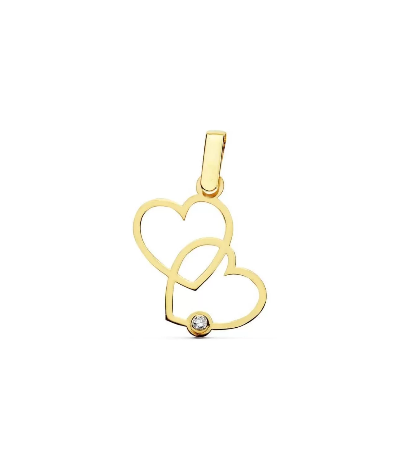 Colgante Corazones 18 Ktes<Alda Joyeros Cheap