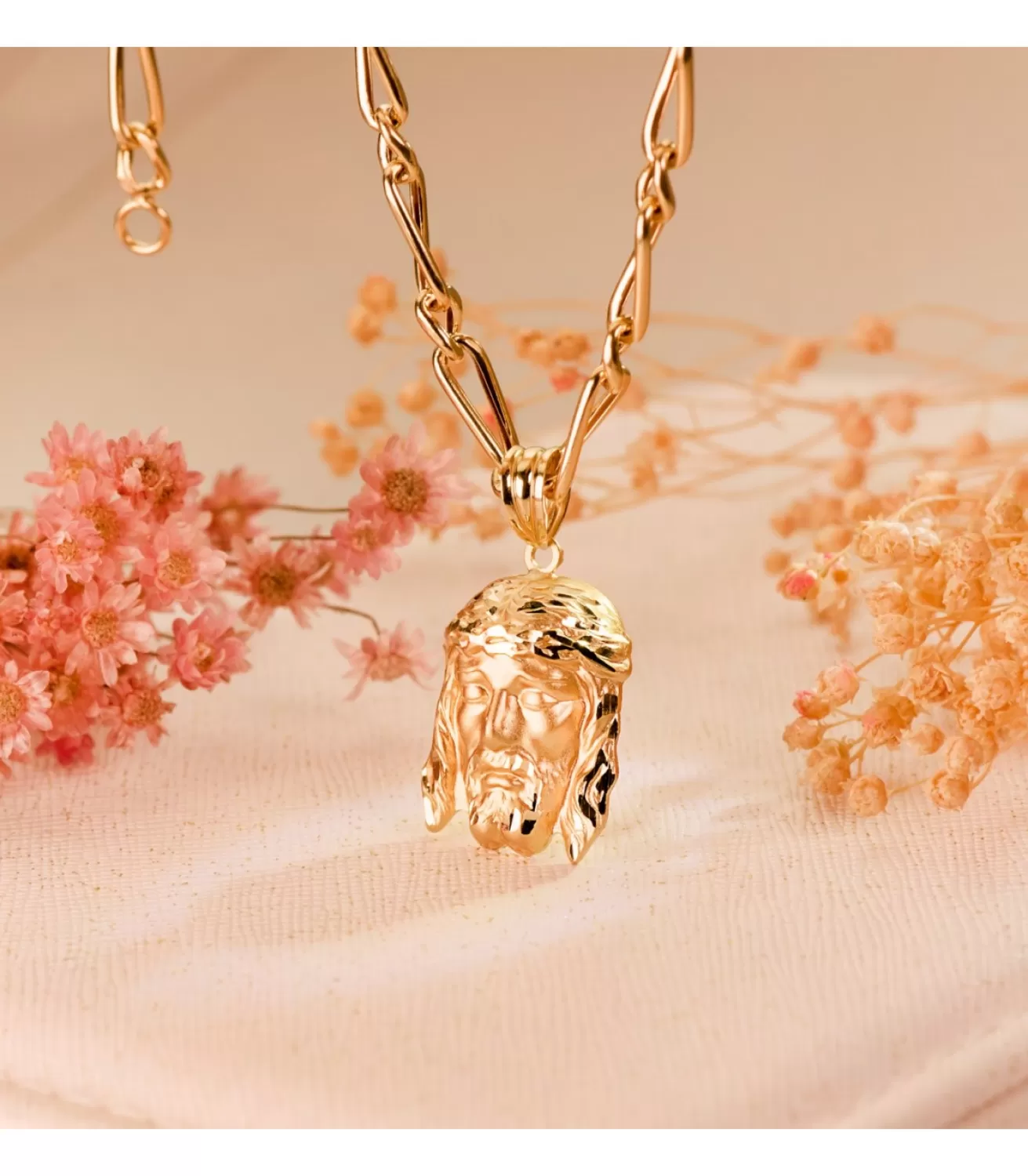 Colgante Cristo Buena Muerte Oro 18K 20Mm<Alda Joyeros Online