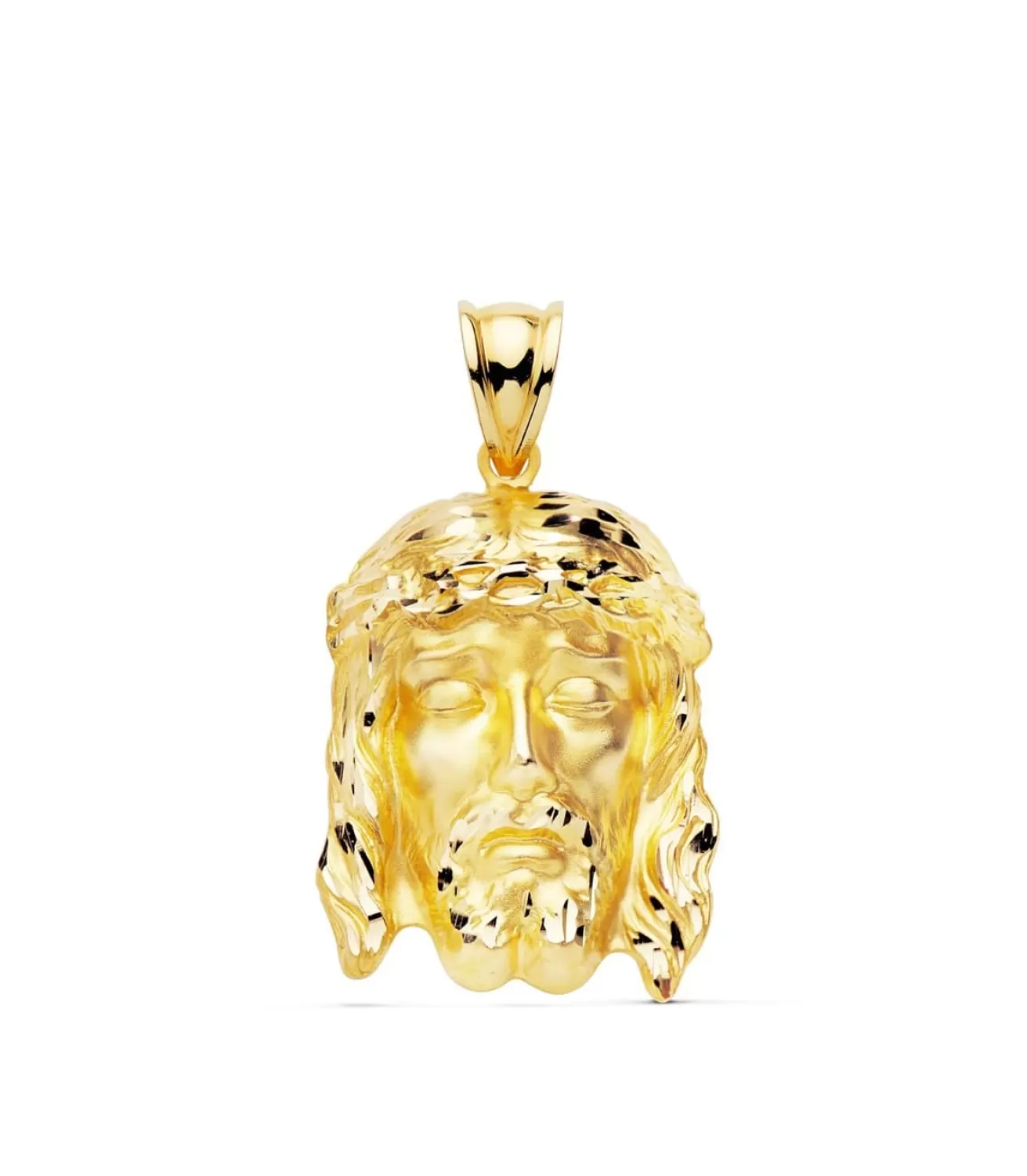 Colgante Cristo Buena Muerte Oro 18K 24Mm<Alda Joyeros Hot