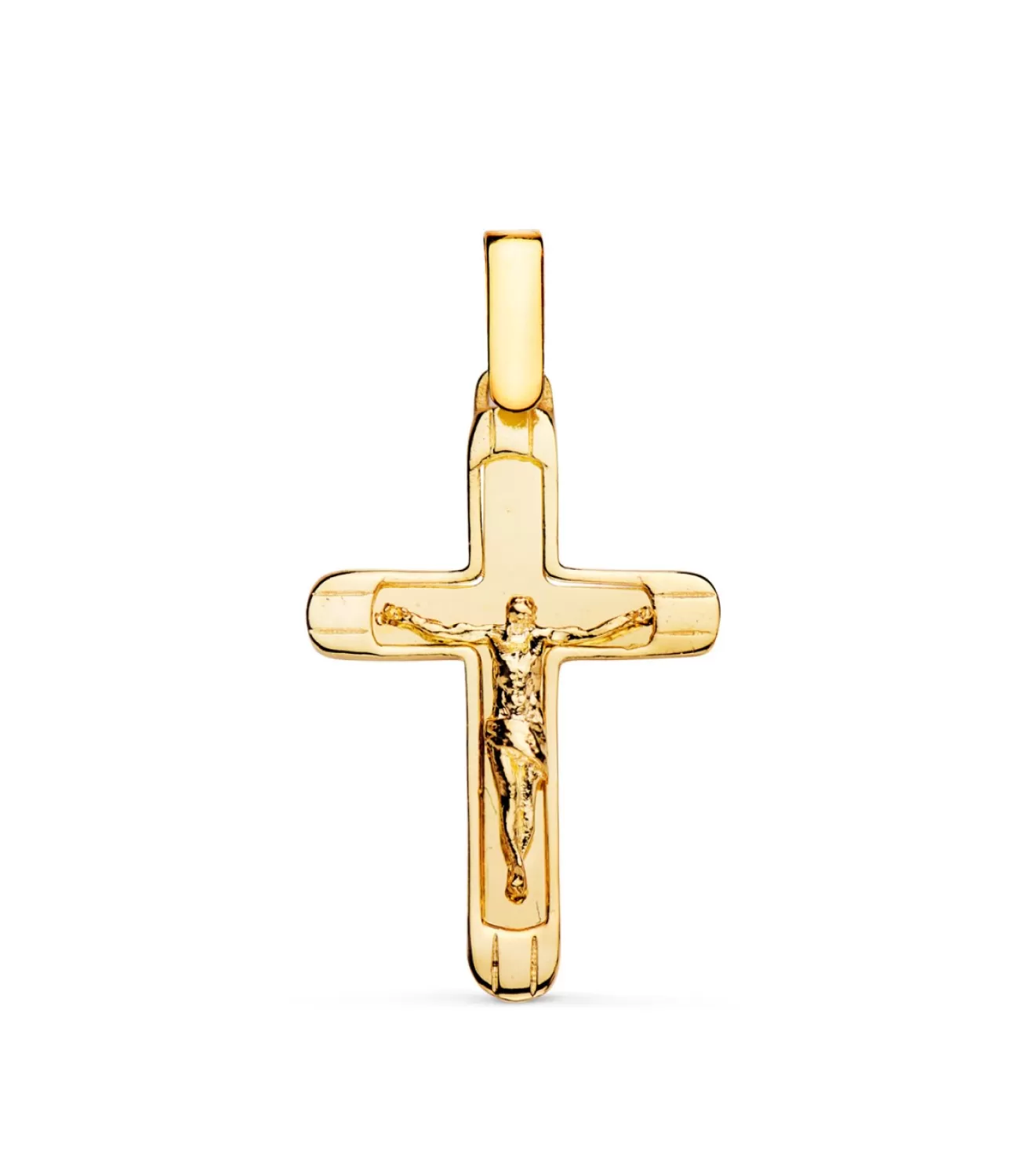 Colgante Cruz Cristo Oro 18 K 25 Mm<Alda Joyeros Outlet