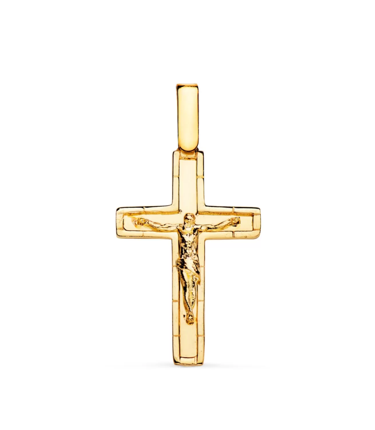 Colgante Cruz Cristo Oro 18K 26Mm<Alda Joyeros Discount