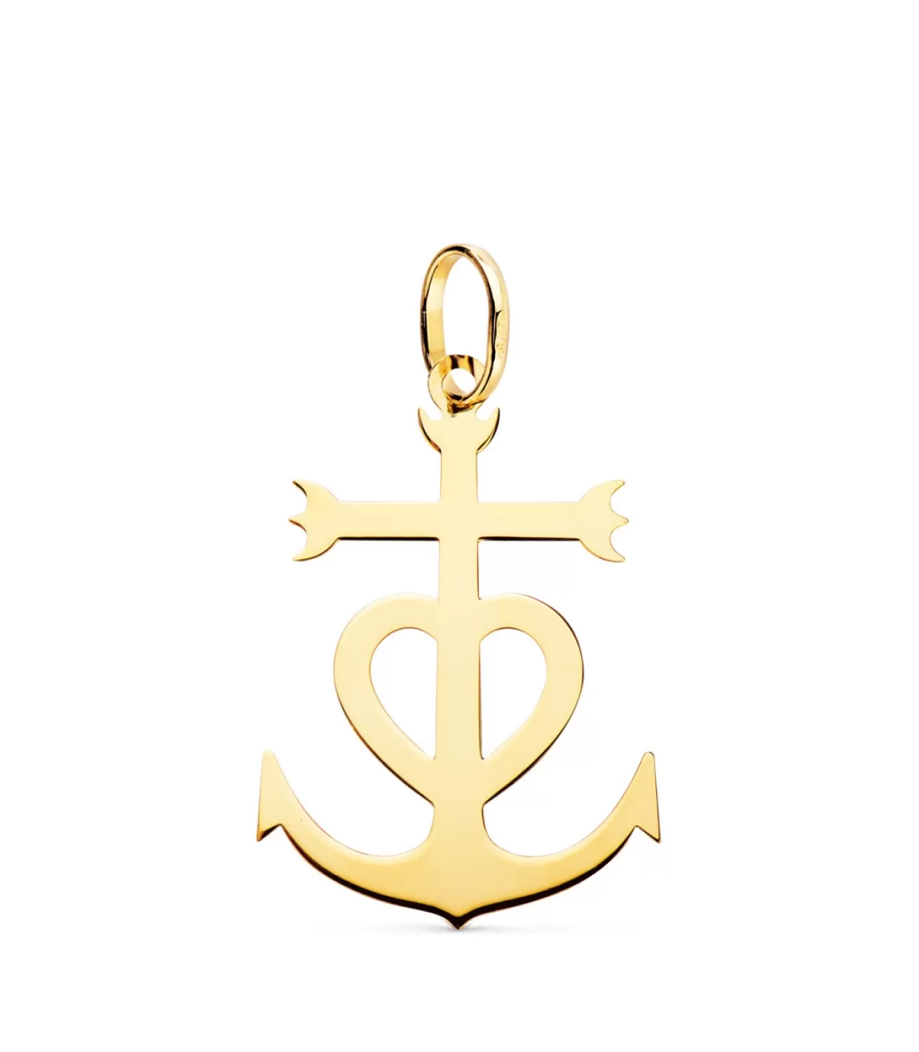 Colgante Cruz De Camarga 27Mm Oro 18K<Alda Joyeros Shop
